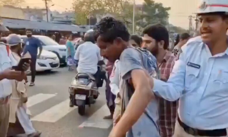 Drunk man hijacks APSRTC bus, drives into vehicles and shops in Vishakapatnam