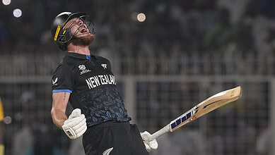 Kolkata's 'Knight Rider' Allen blows away South Africa, takes NZ into final