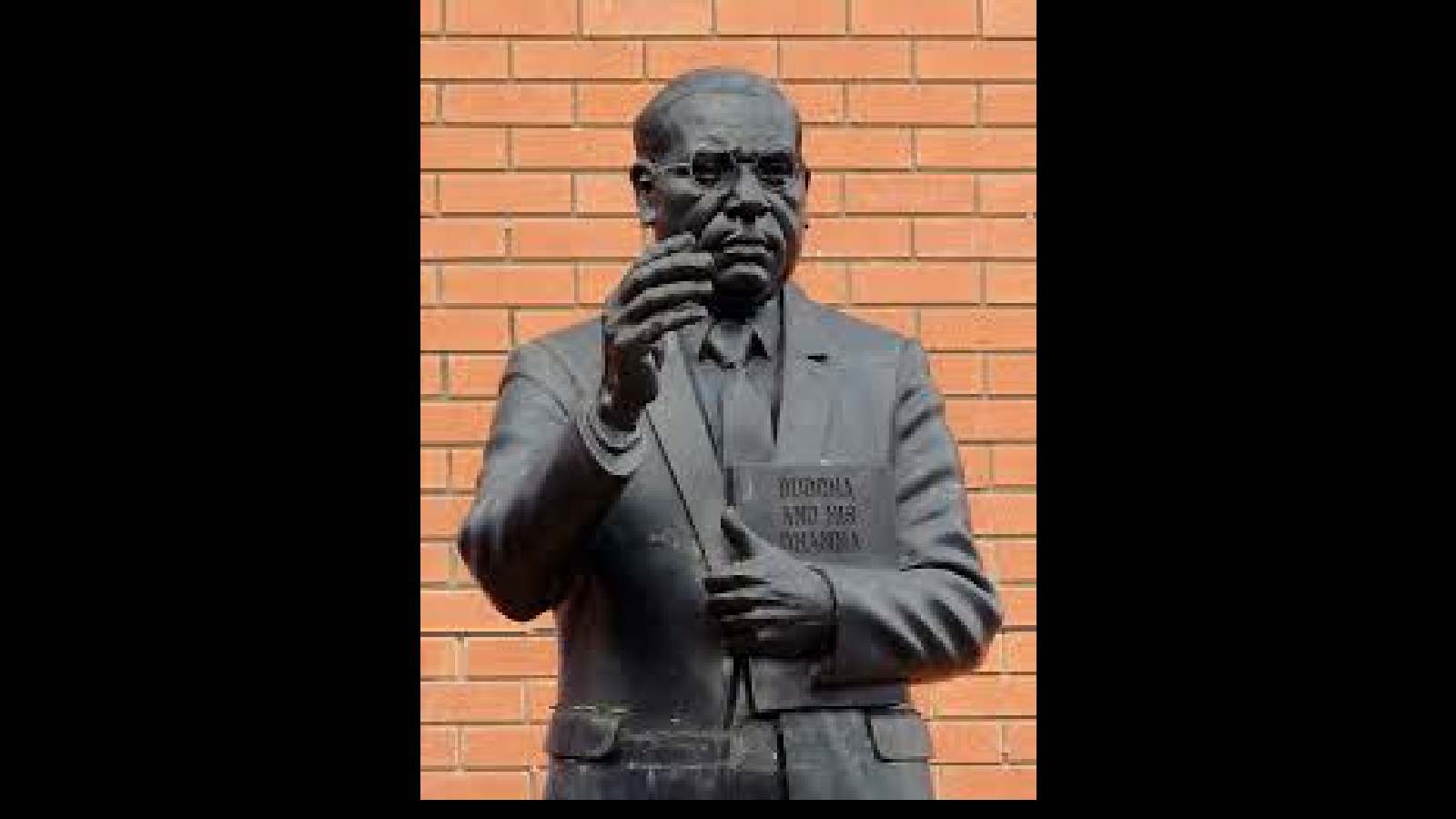 A statue of BR Ambedkar