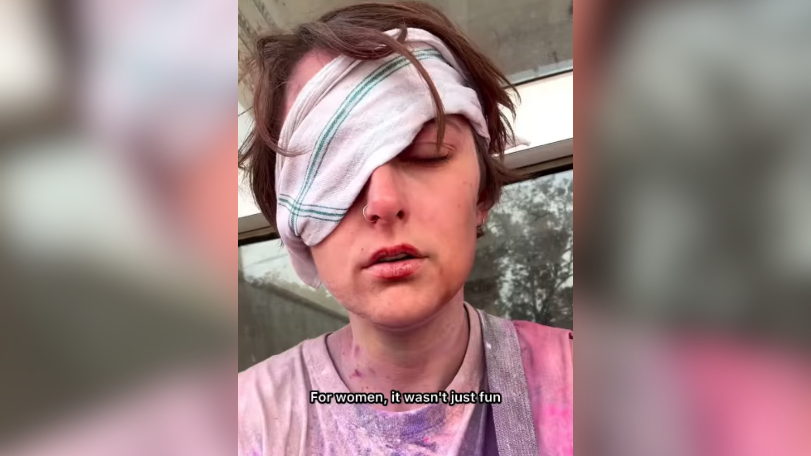 Austrian women celebrates Holi in Vrindavan, get assaulted