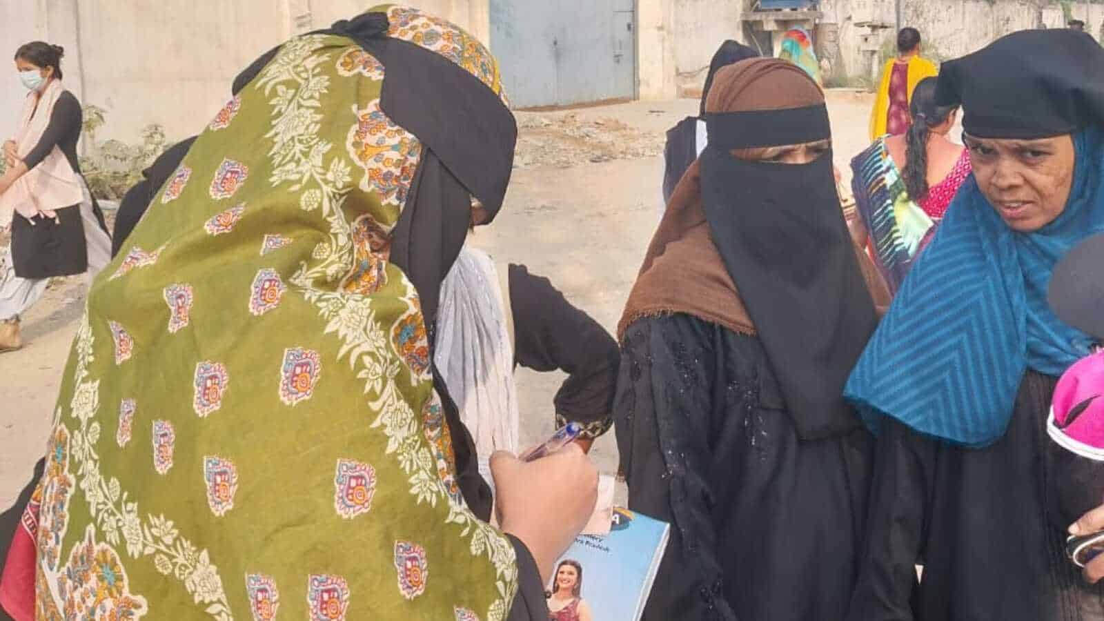 Protest rally in Hyderabad