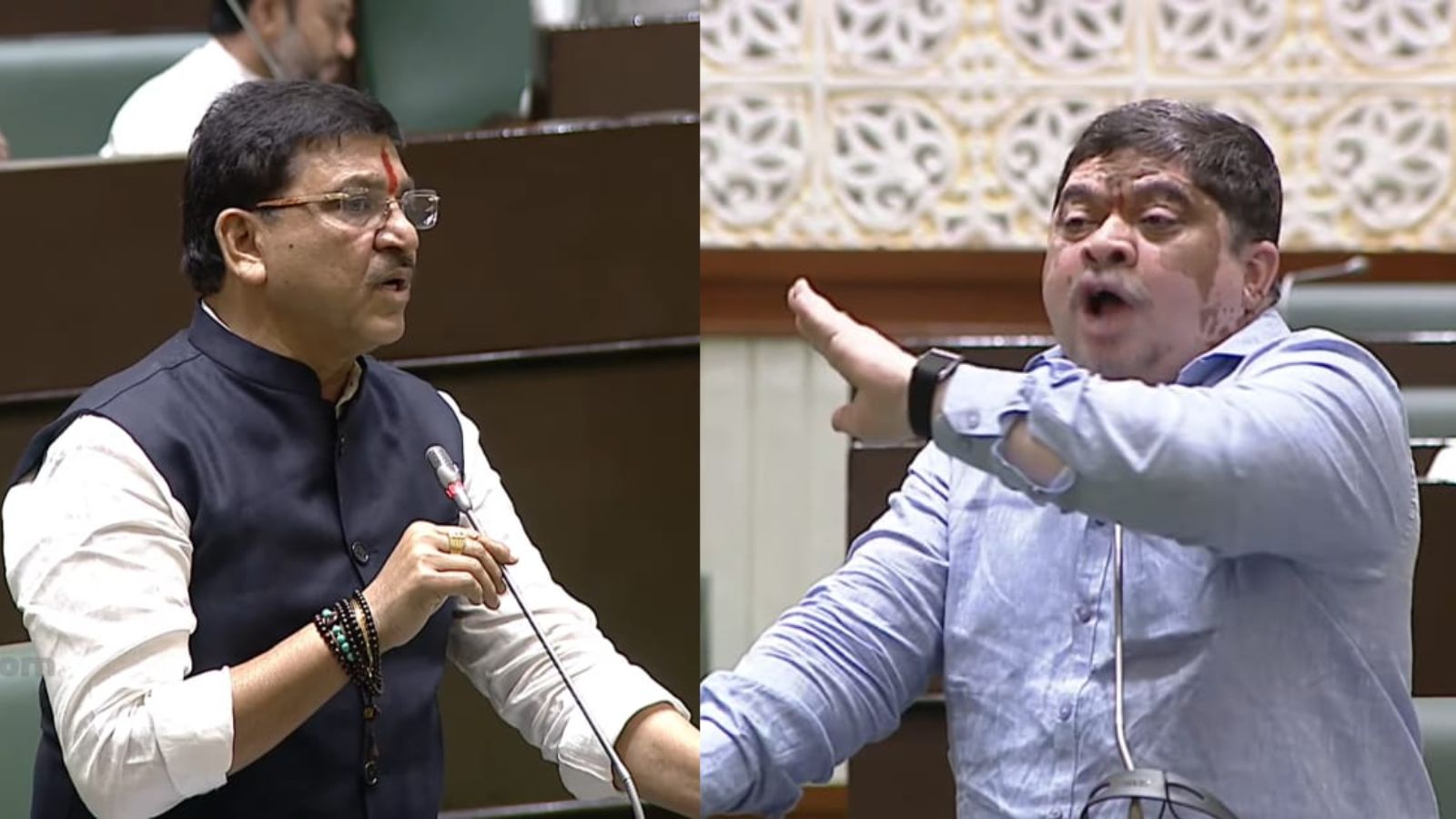 Telangana assembly erupts over the name of former PM Indira Gandhi's name being dragged into the branding of Ippah liquor, during discussions in the assembly on Wednesday, March 25, 2026.