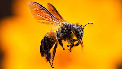 A swarm of bees sting BJP workers during Union Minister of State for Home Affairs Bandi Sanjay's padayatra in Jagtial district on Saturday, March 14.