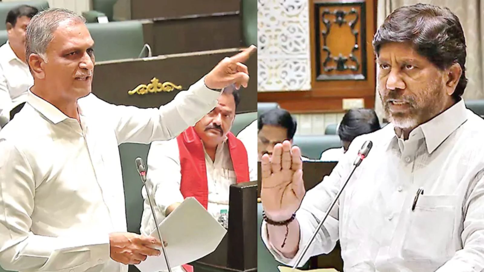Bhatti, Harish clash in Telangana Assembly over pending DA, PRC, retiree benefits