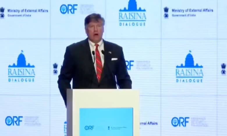 US official speaking at India-US dialogue on growth and diplomacy.