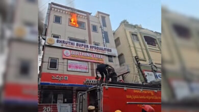 Fire in Vijay Nagar Colony on Monday