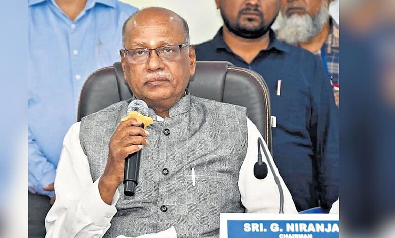 Telangana BC Commission Chairman G Niranjan