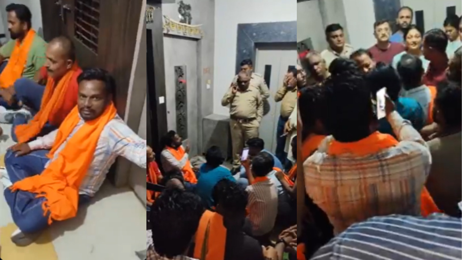 Gujarat Hindutva group hold dharna at Muslim man's residence, object inter-faith relationship