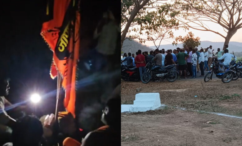 Hindutva workers including Sarpanch allegedly desecrate Eidgah in Jagtial