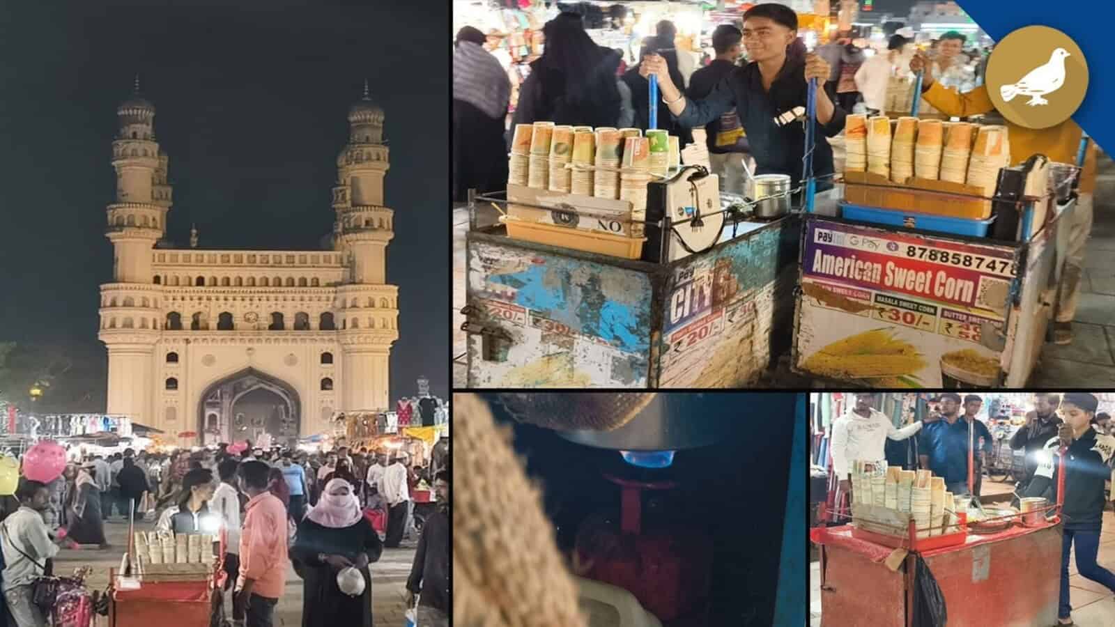 Hyderabad's Charminar area faces fire risk due to LPG cylinders at stalls