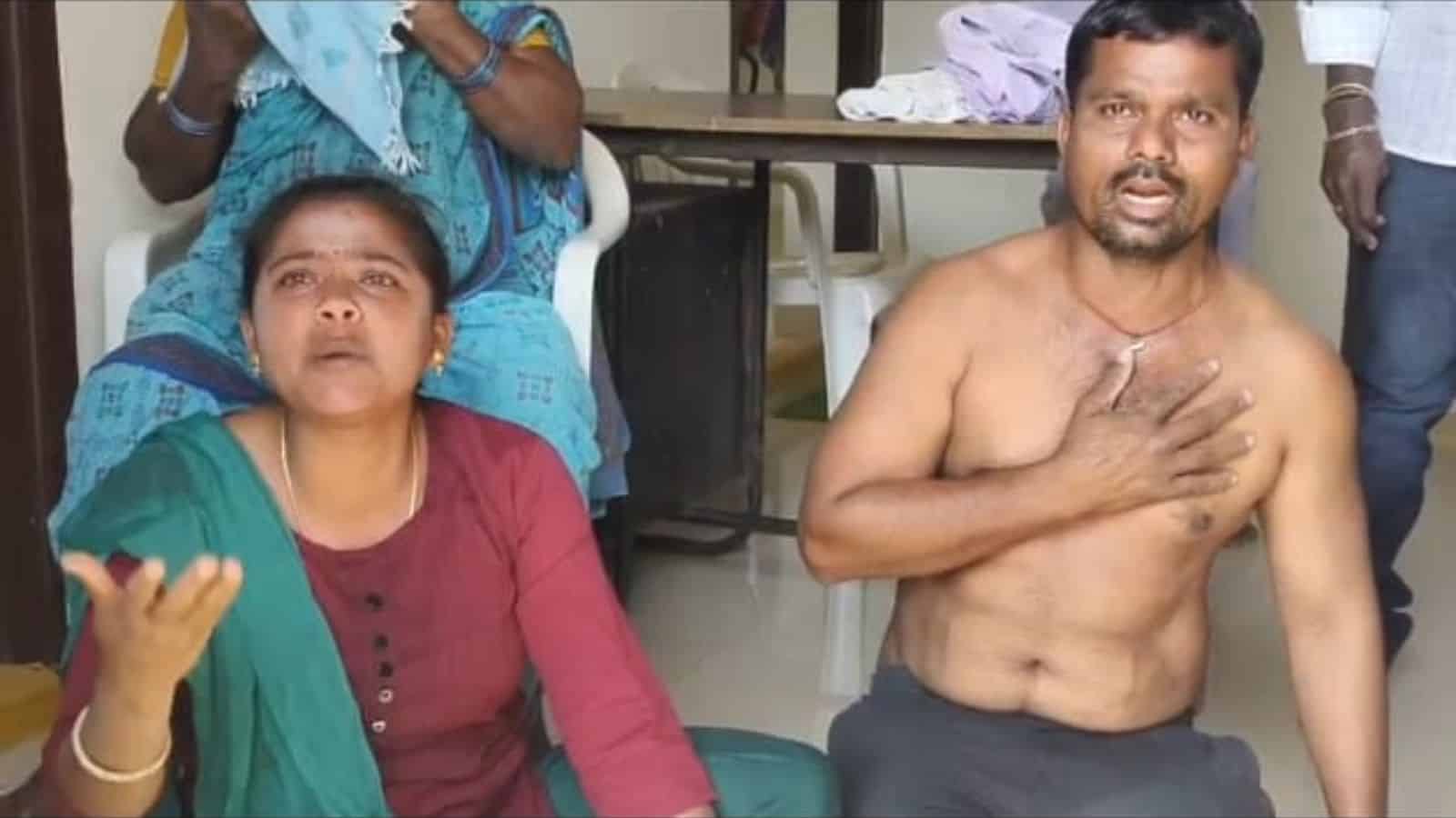 Jagtial couple attempts suicide at gram panchayat office alleging illegal registration of their house in their uncle's name.