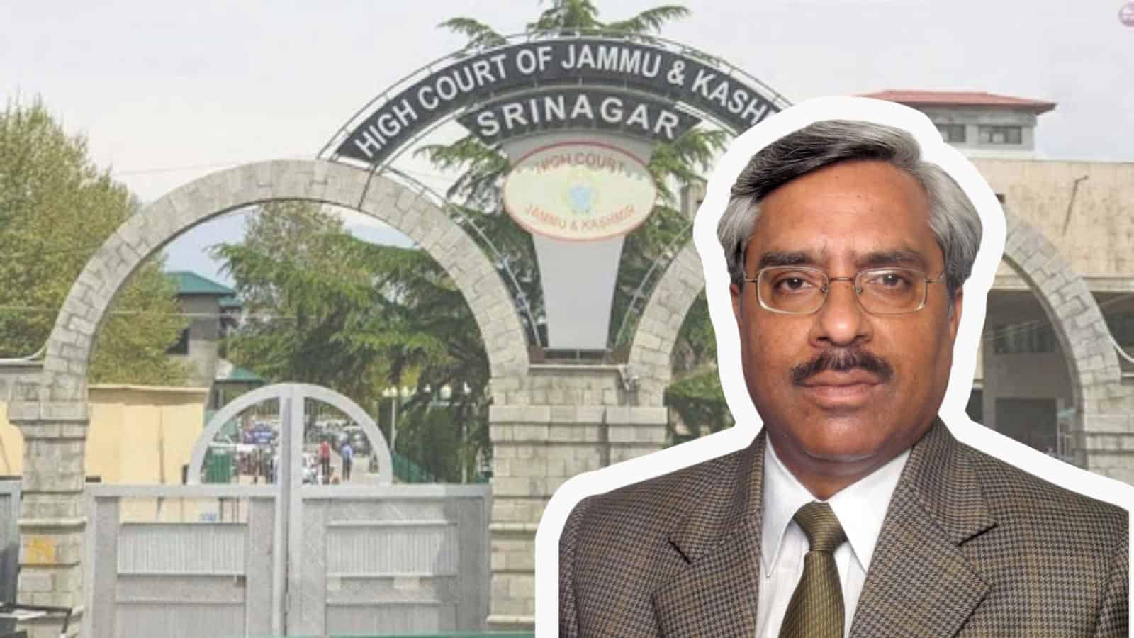 Dainik Jagran editor outside Srinagar court, facing trial for controversial comments on J-K man.