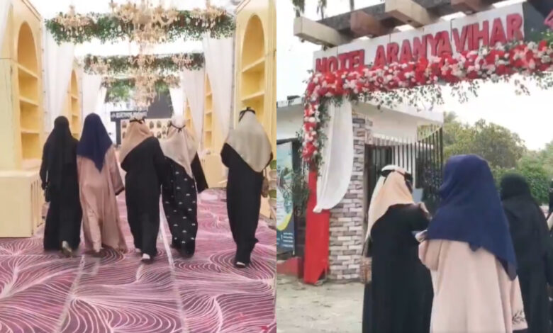 Jharkhand mehendi artists denied entry to venue, asked to remove hijab, niqab