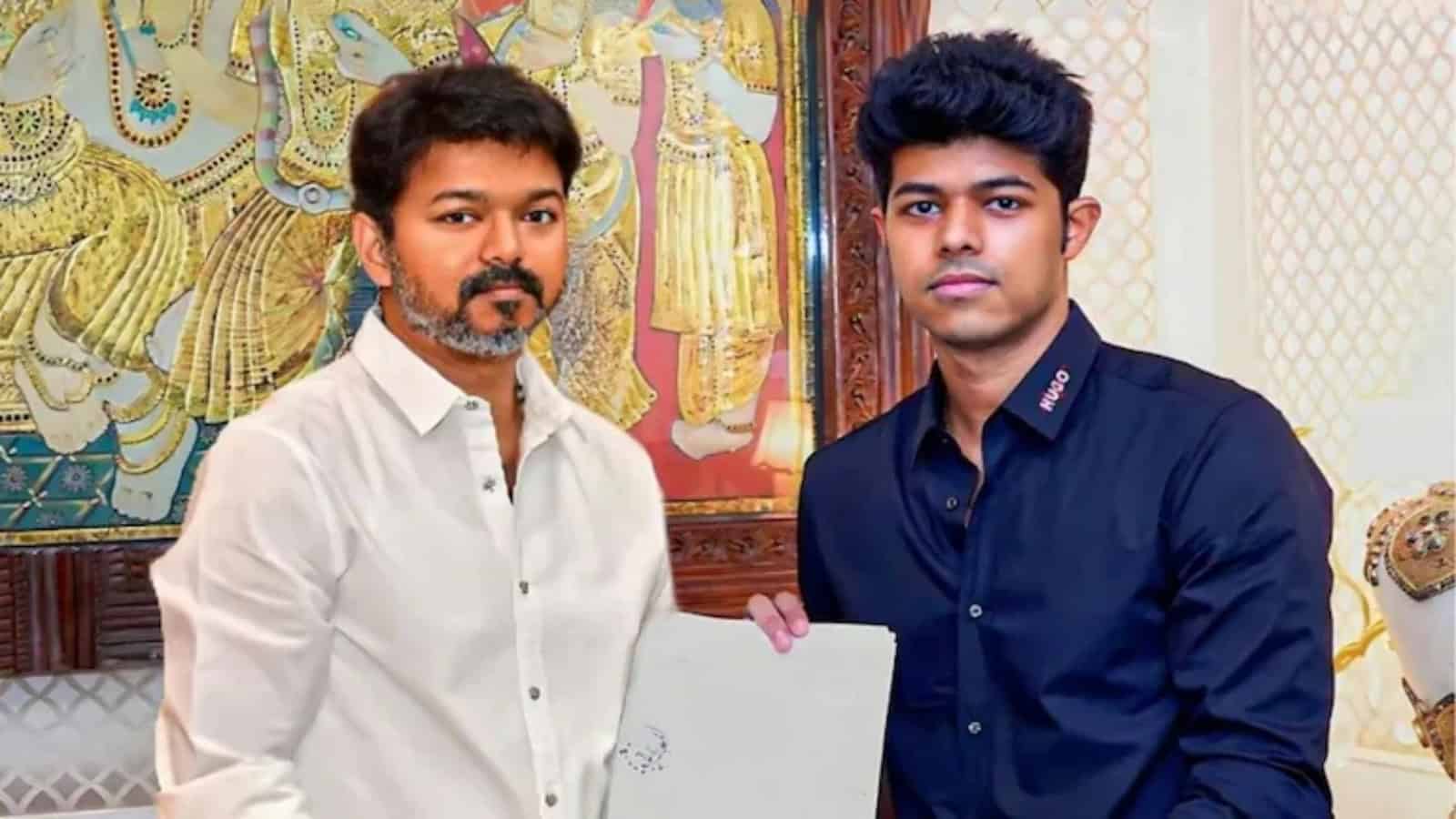 Vijay's son unfollows his father on Instagram amid divorce news, highlighting family tensions and social.