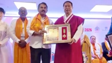 Minister Jupally honoured at Buddhist peace conference in Hyderabad