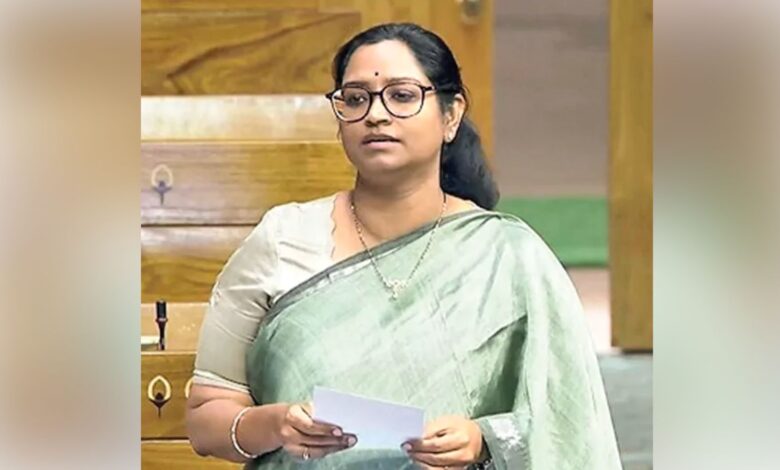 Warangal MP Kadiyam Kavya raises paraquat ban demand in Lok Sabha