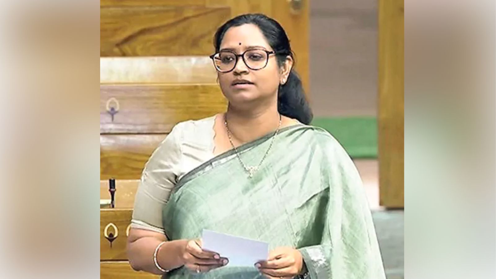 Warangal MP Kadiyam Kavya raises paraquat ban demand in Lok Sabha