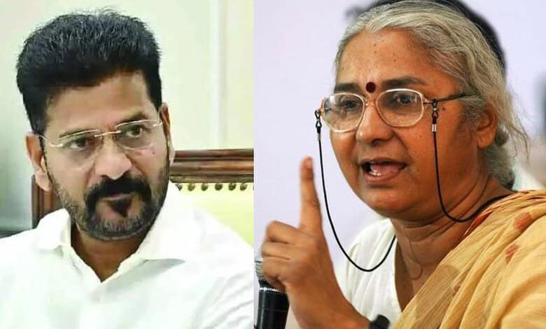 Social activist Medha Patkar demands Telangana CM Revanth Reddy not to unveil the Detailed Project Report (DPR) of the Phase 1 of Musi Riverfront Development Project on Friday, March 13.