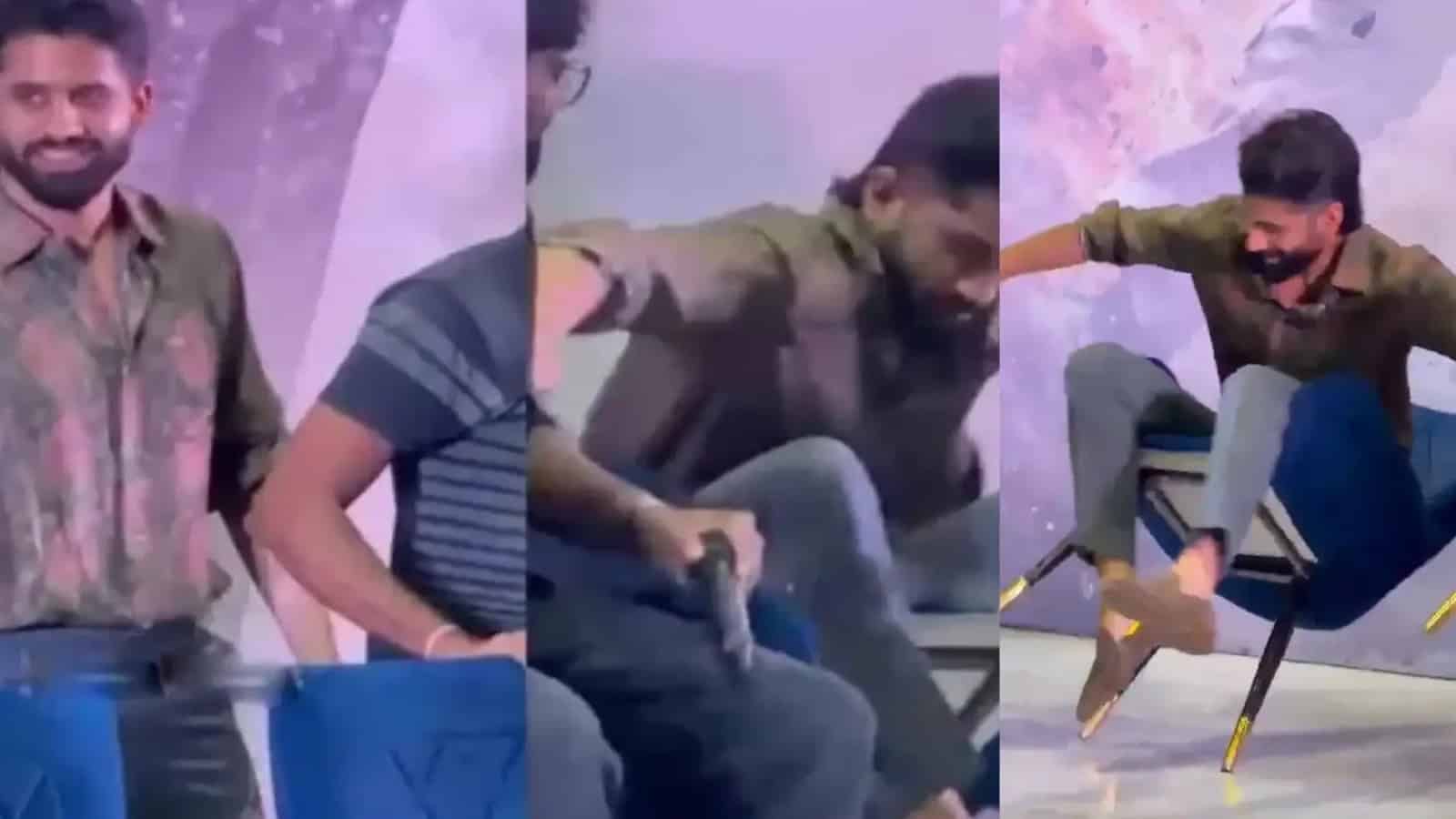 Naga Chaitanya at film launch event