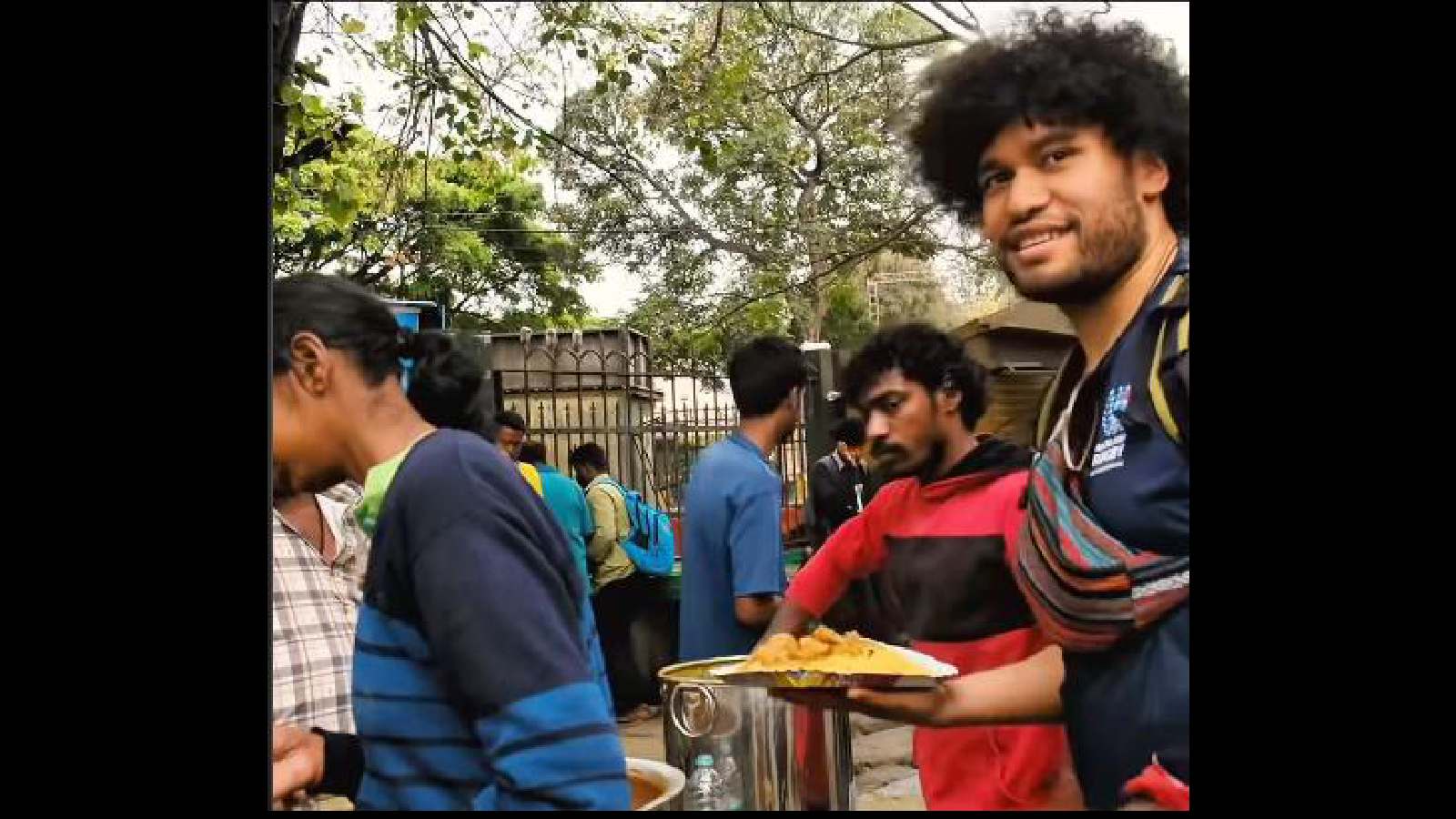 Musician reacts to free Biryani in India