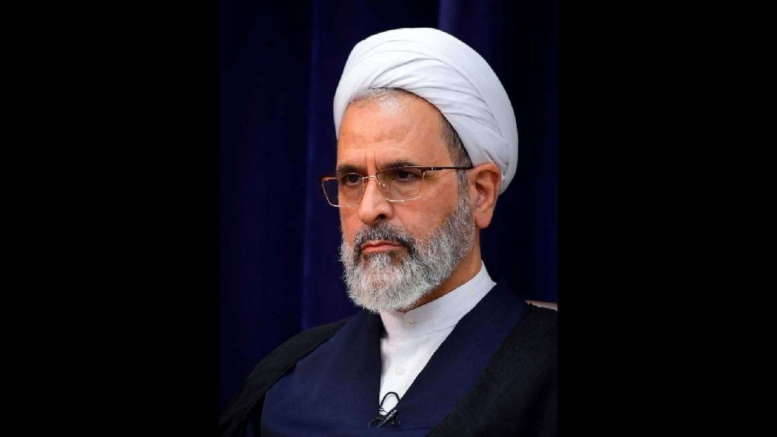 Alireza Arafi, Iran's interim religious leader, shown in a professional portrait.
