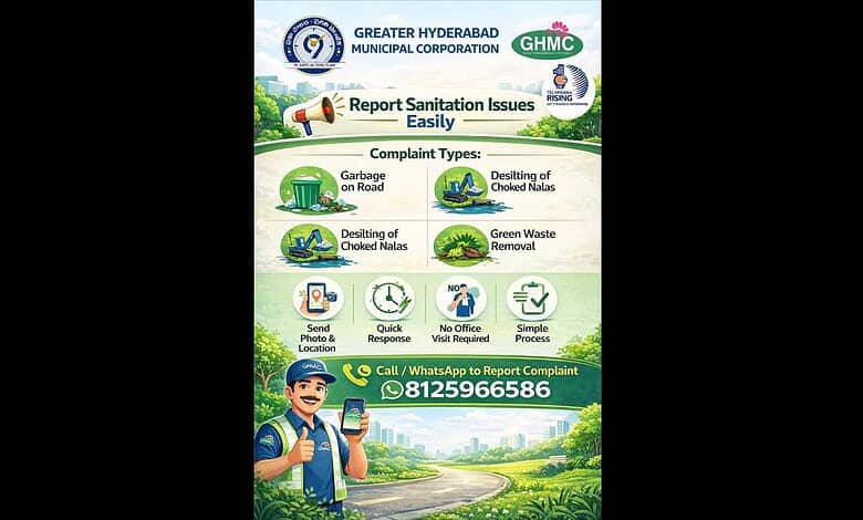 GHMC launches helpline to report sanitation issues