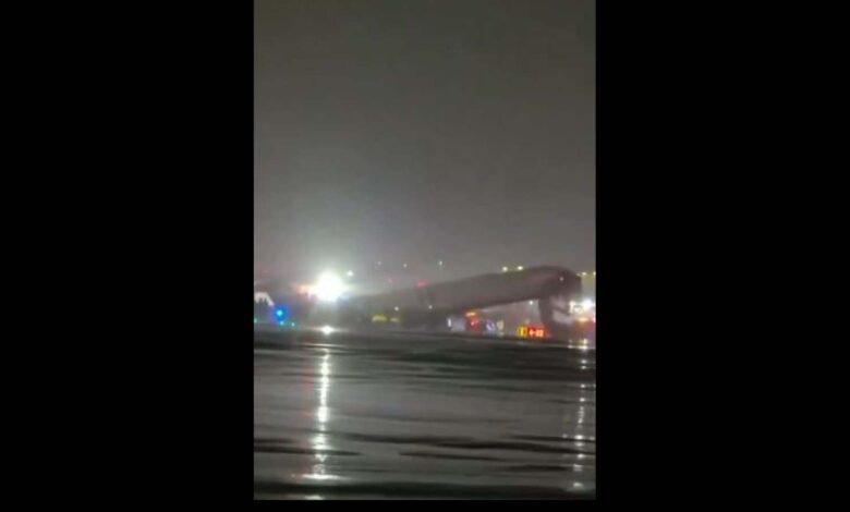Air Canada Flight crashes in New York