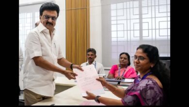 Tamil Nadu Chief Minister and DMK President MK Stalin files his nomination