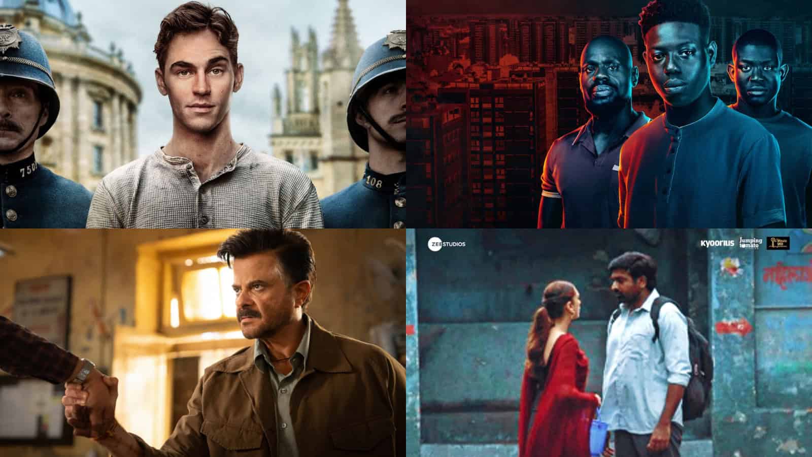 Collage of upcoming OTT releases including historical drama, sci-fi, action, and romance films for March.