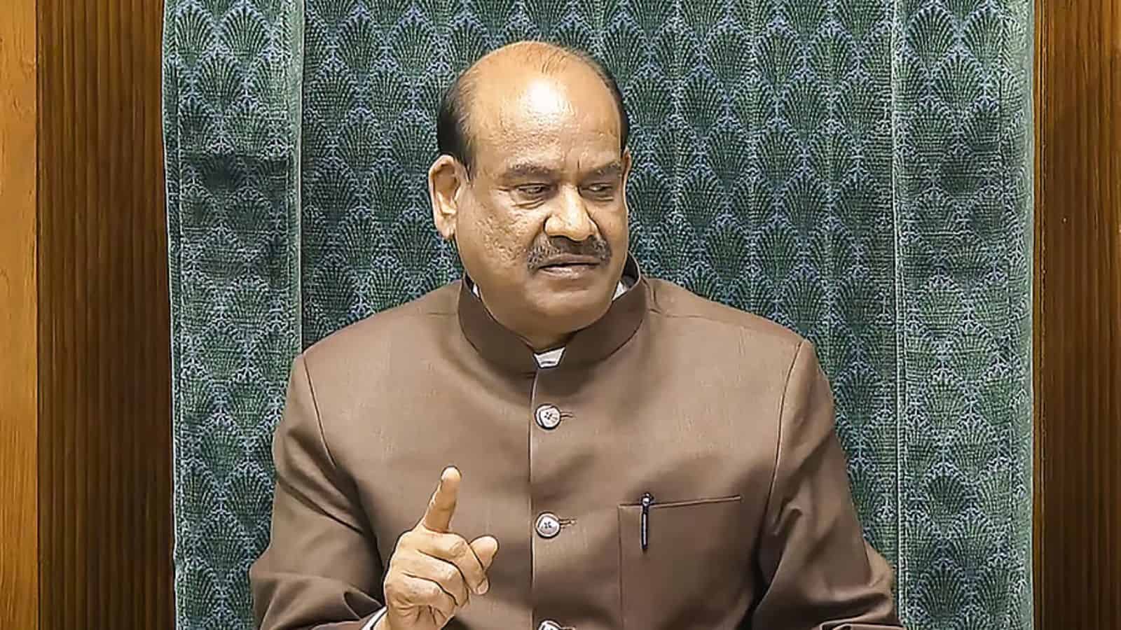 Indian politician supporting no-confidence motion against Lok Sabha Speaker Om Birla.