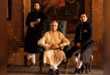 Prof Ali Khan Mahmudabad, his father Raja Mohd Amir Mohd Khan (centre) and brother Rajkumar Amir Hasan Khan.