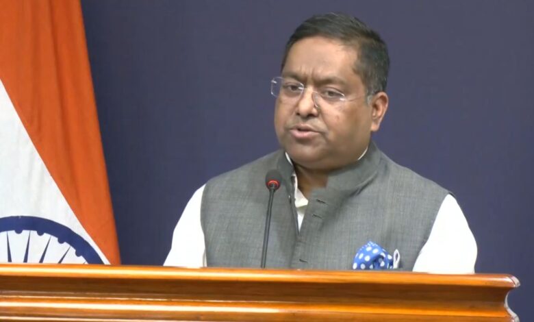 Ministry of External Affairs Spokesperson Randhir Jaiswal