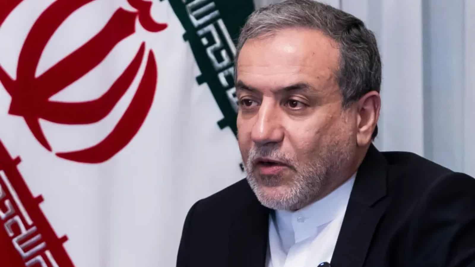 Iran Minister speaking on international oil trade and geopolitical tensions.