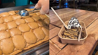 Delicious Dubai-style dessert with rich toppings served in Hyderabad, capturing the latest food trend.