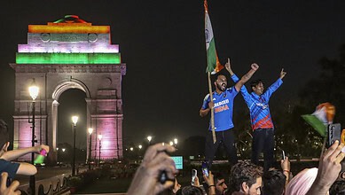 IND wins ICC Men's T20 WC: Celebrations in Delhi