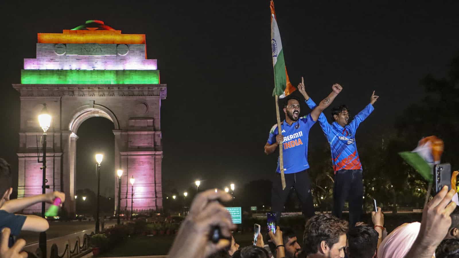 IND wins ICC Men's T20 WC: Celebrations in Delhi