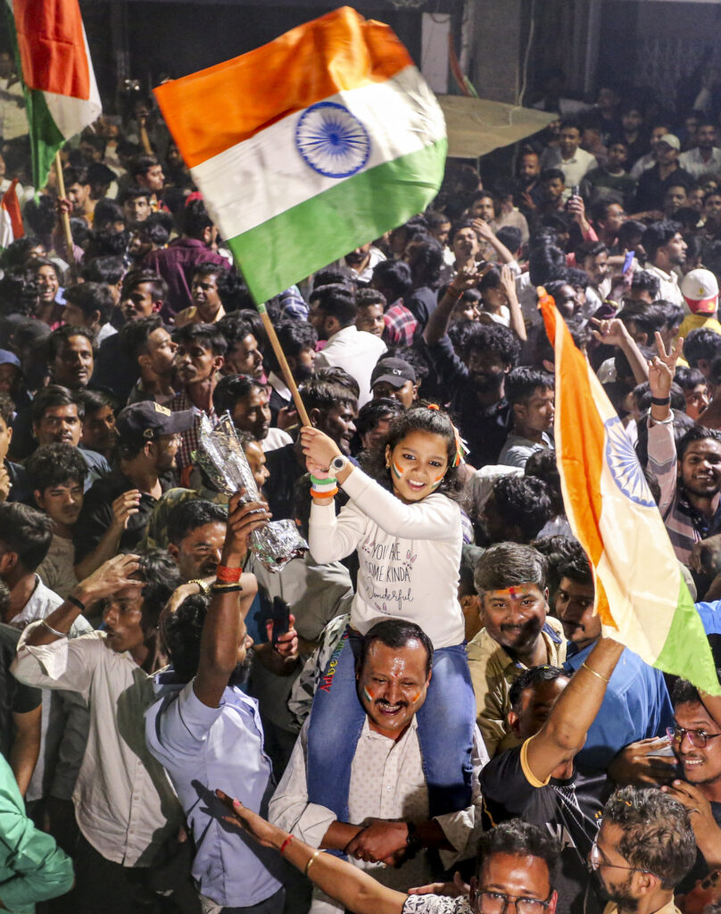 IND wins ICC Men's T20 WC: Celebration in UP