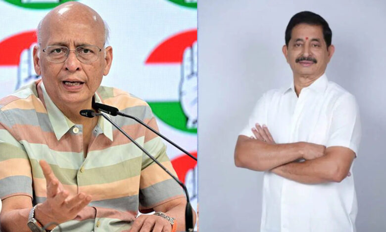 Telangana Cong nominees Abhishek Singhvi, Vem Reddy elected unopposed to RS