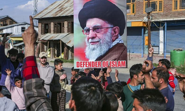 People protest in Kashmir over Ayatollah Ali Khamenei's death