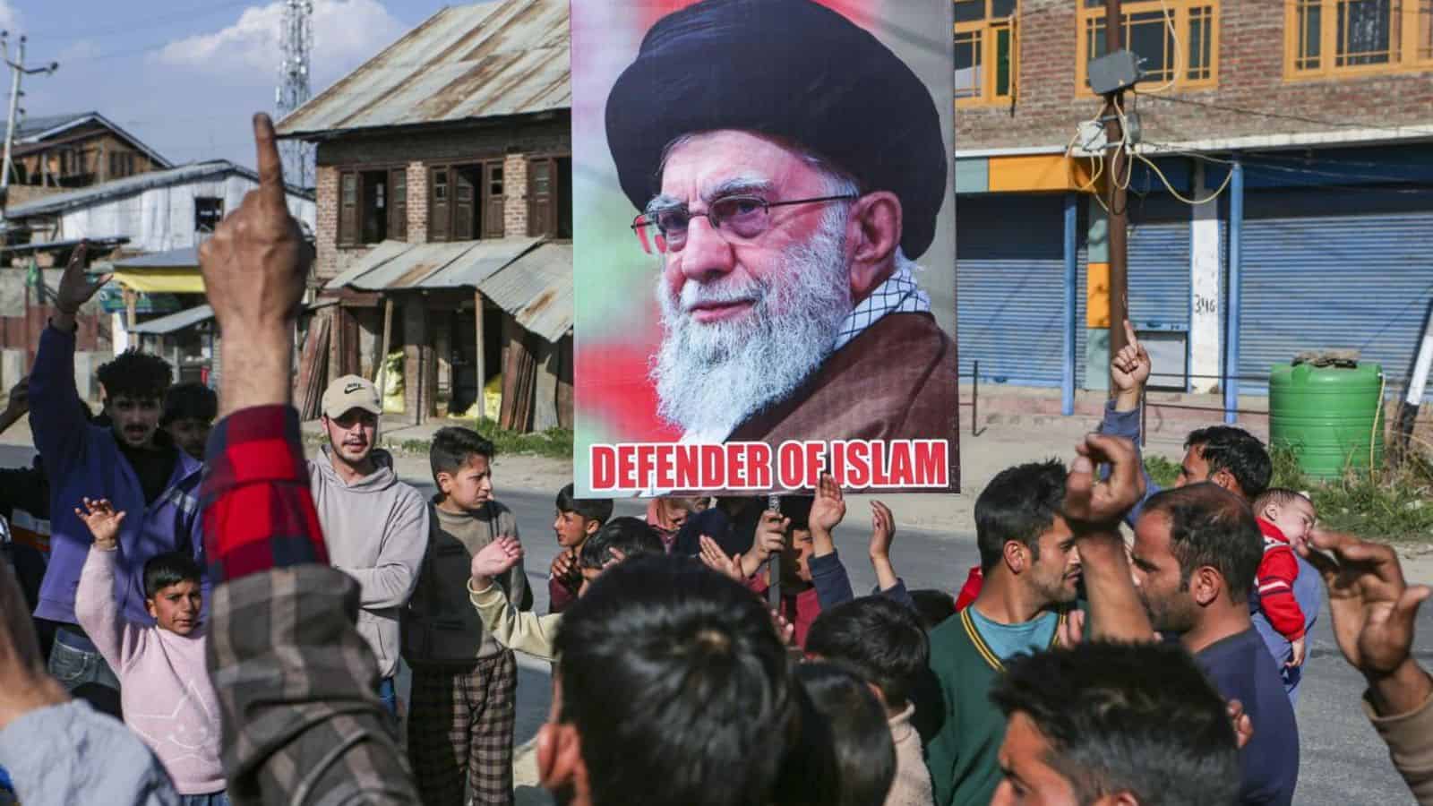 People protest in Kashmir over Ayatollah Ali Khamenei's death