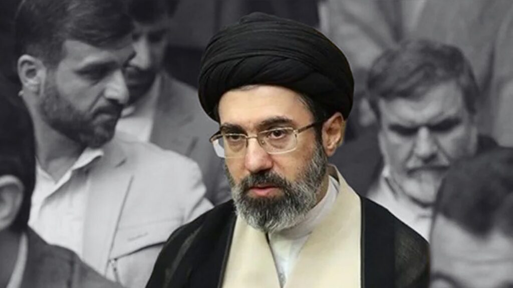 Mojtaba Khamenei, son of Iran's Supreme Leader, in a serious discussion with officials, highlighting his.