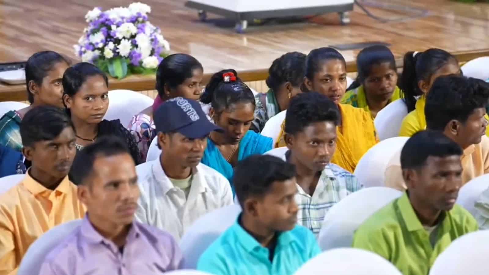 Maoists surrender with 124 weapons before Telangana Chief Minister, highlighting peace efforts.