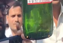 A fish found in a beer bottle in Hyderabad