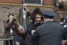 Device thrown at anti-Islam protest in New York City, police investigate incident involving protester and.