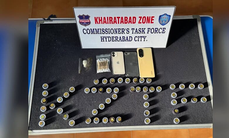 Seized hash oil and drug paraphernalia recovered by Hyderabad police from drug peddler and consumer.