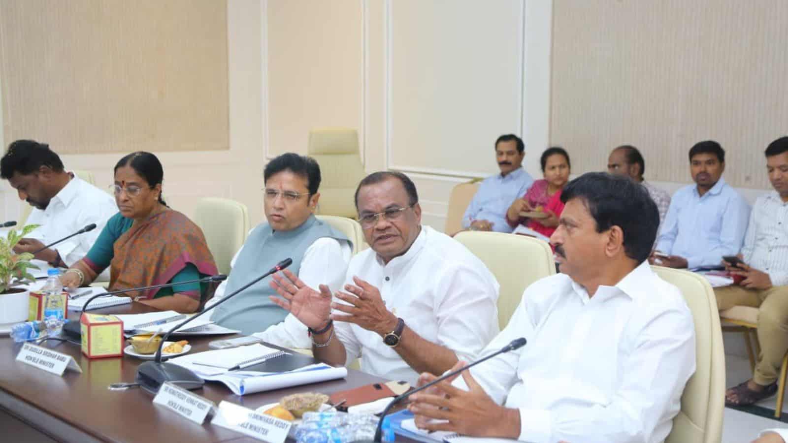 Telangana cabinet sub committee meeting on Godavari Pushkaralu
