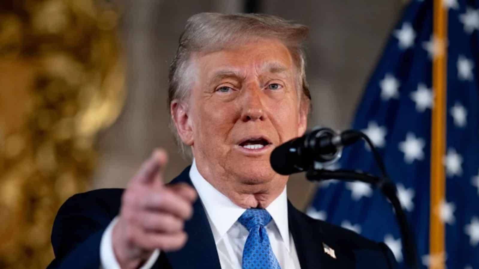 US President Donald Trump