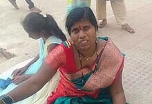 An injured woman receives treatment in Adilabad