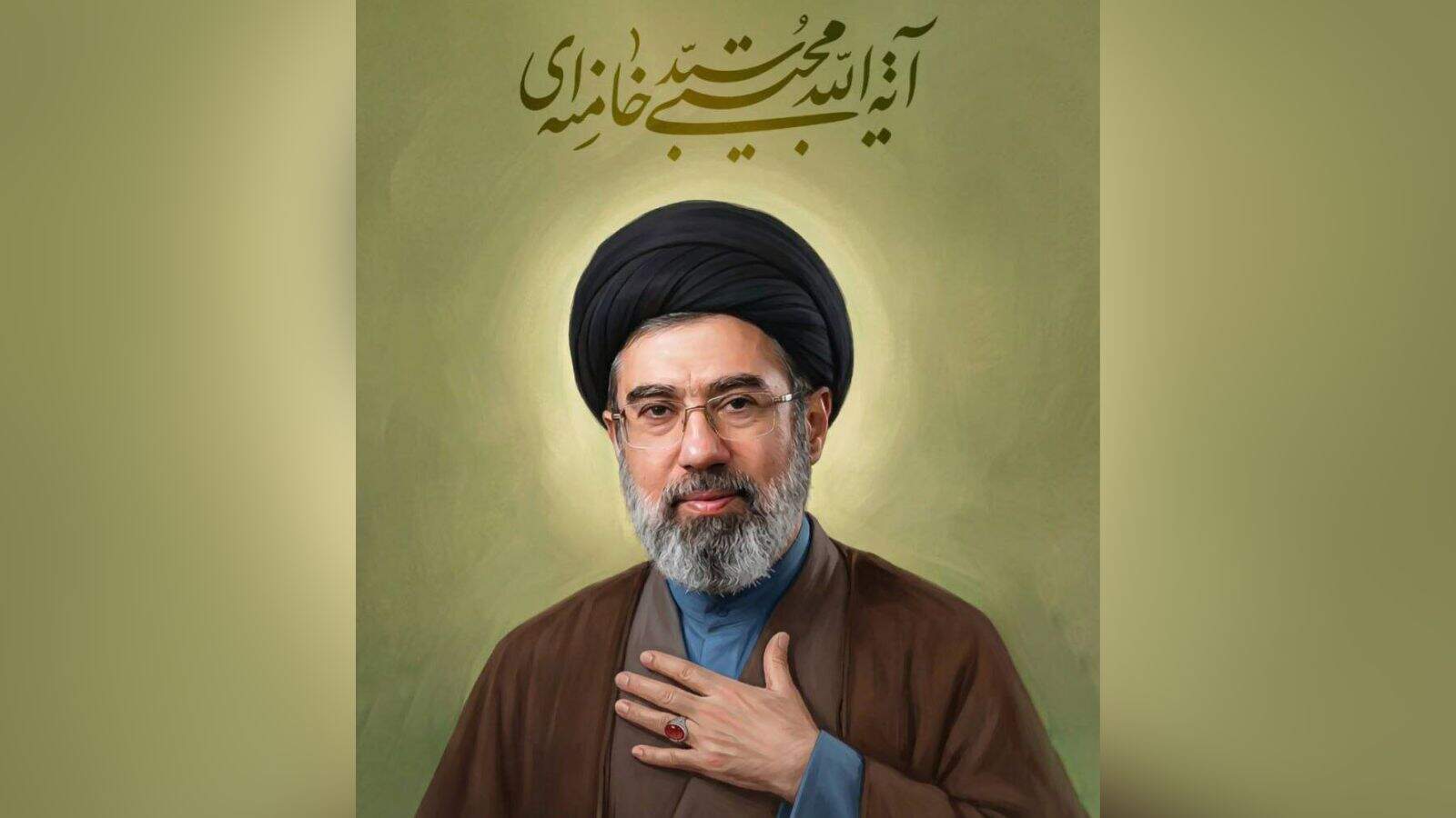 Ayatollah Khamenei, leader of the Islamic Revolution, delivering his first message in a formal setting.