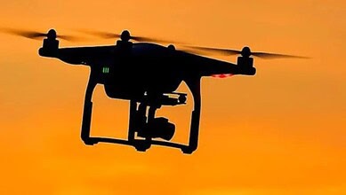 Drone monitoring operation in Jammu Kashmir after Pakistan drone sighting.